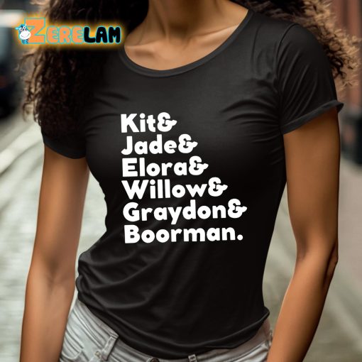 Lokidokie Kit And Jade And Elora And Willow And Graydon And Boorman Shirt