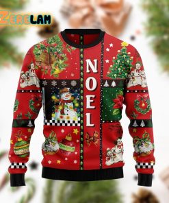 Lovely Snowman Noel Funny Ugly Sweater