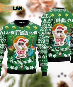 Mele Kalikimaka Santa Ugly Sweater For Unisex