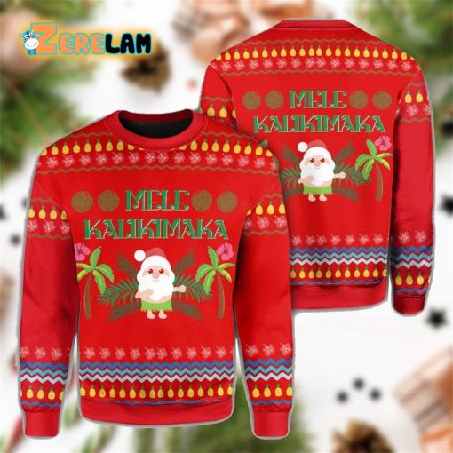 Mele Kalikimaka Christmas Ugly Sweater Unisex