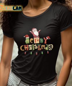 Merry Christmas Santa Christmas Tree Shirt 4 1