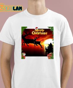 Merry Christmas Sunset Shirt 1 1