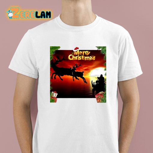 Merry Christmas Sunset Shirt