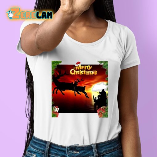 Merry Christmas Sunset Shirt