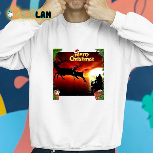 Merry Christmas Sunset Shirt