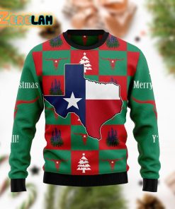 Merry Christmas Yall Texas Ugly Sweater