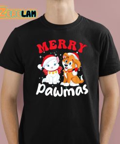 Merry Pawmas Animals Shirt 1 1