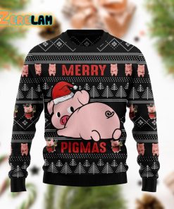 Merry Pigmas Christmas Funny Ugly Sweater