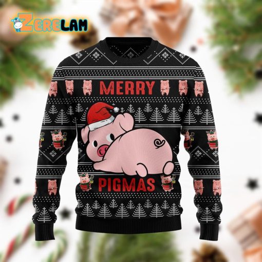 Merry Pigmas Christmas Funny Ugly Sweater