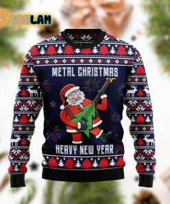 Metal Christmas Heavy New Year Funny Ugly Sweater