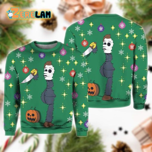 Michael Myers Christmas Ugly Sweater
