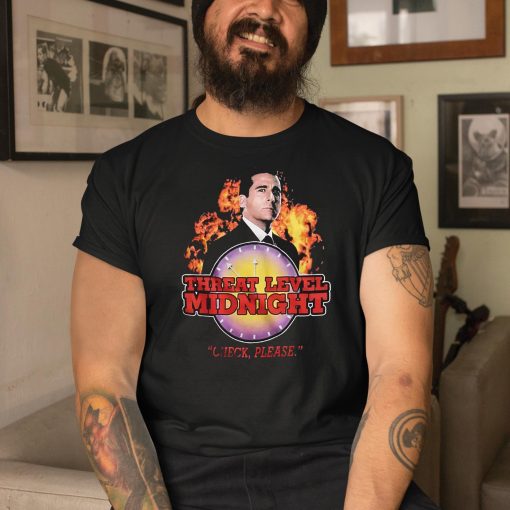 Michael Scott The Office Threat Level Midnight Shirt