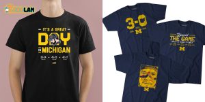Michigan runs the game and you need some new shirts