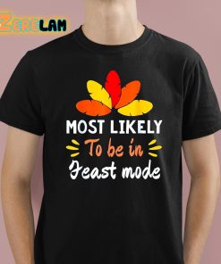 Most Likely To Be In Feast Mode Thanksgiving Shirt