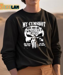 My Cumshot Looks Like The Punisher Logo Shirt 3 1