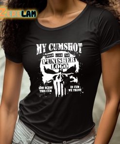 My Cumshot Looks Like The Punisher Logo Shirt 4 1