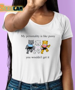 My Personality Is Like Pussy You Wouldnt Get It Shirt 6 1