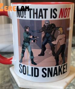 No That is not Solid Snake Mug
