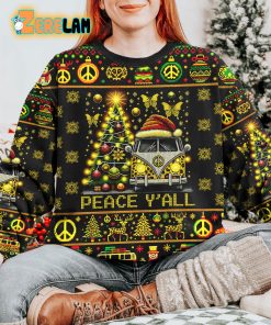 Peace Y’all Christmas Ugly Sweater