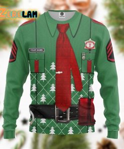 Personalized 3d Police Ugly Sweater Best Gift For Christmas