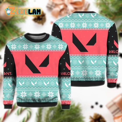 Play As One Valorant Christmas Ugly Sweater