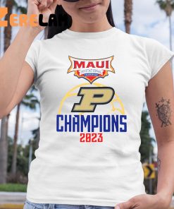 Purdue Maui Invitational Champions 2023 Shirt 6 1