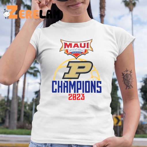 Purdue Maui Invitational Champions 2023 Shirt