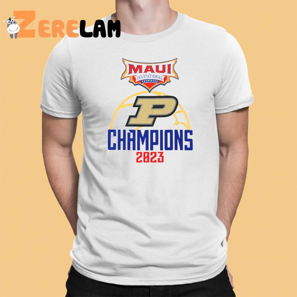 Purdue Maui Invitational Champions 2023 Shirt Zerelam