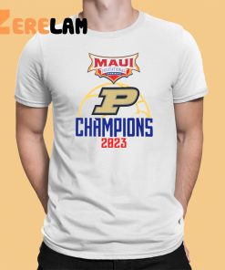 Purdue Maui Invitational Champions 2023 Shirt 9 1