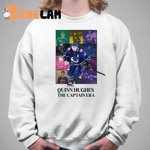 Quinn Hughes The Captain Era Shirt