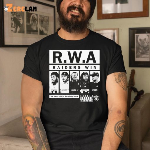 RWA Raider Win The Worlds Most Notoriout Team Shirt