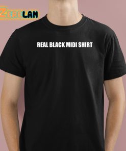 Real Black Midi Shirt 1 1