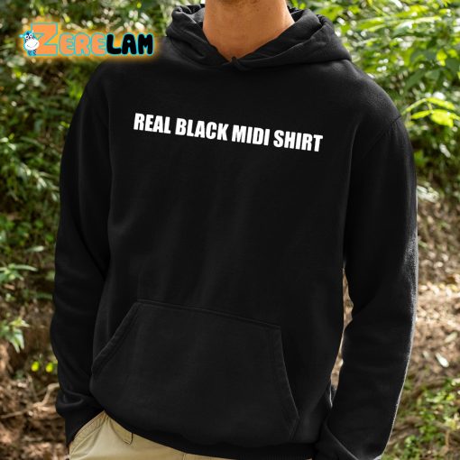 Real Black Midi Shirt