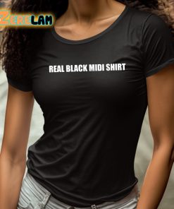 Real Black Midi Shirt 4 1