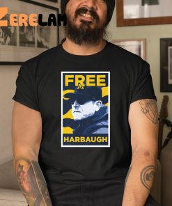 Roman Wilson Free Harbaugh shirt 3 1