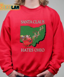 Santa Claus Hates Ohio Shirt 5 1