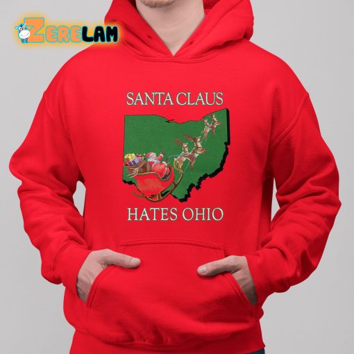 Santa Claus Hates Ohio Shirt
