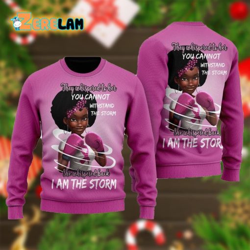 She Whispered Back I Am The Storm Ugly Sweater