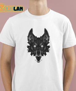 Snarling Canine Wolf Shirt 1 1