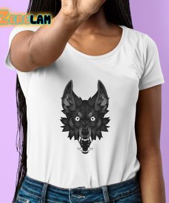 Snarling Canine Wolf Shirt 6 1