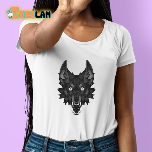 Snarling Canine Wolf Shirt