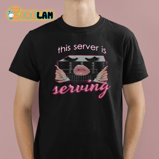 Snazzy Seagull This Server Is Serving Shirt