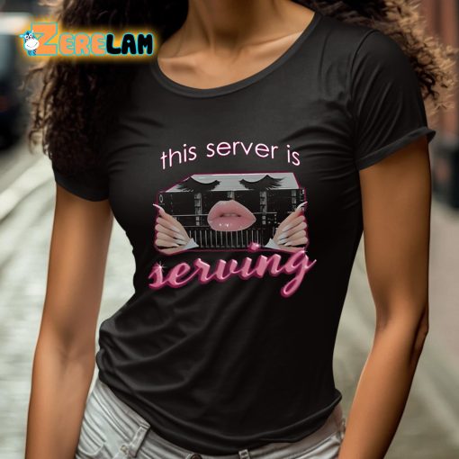 Snazzy Seagull This Server Is Serving Shirt