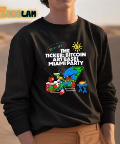 Sonic Summer The Ticker Bitcoin Art Basel Miami Party Shirt 3 1