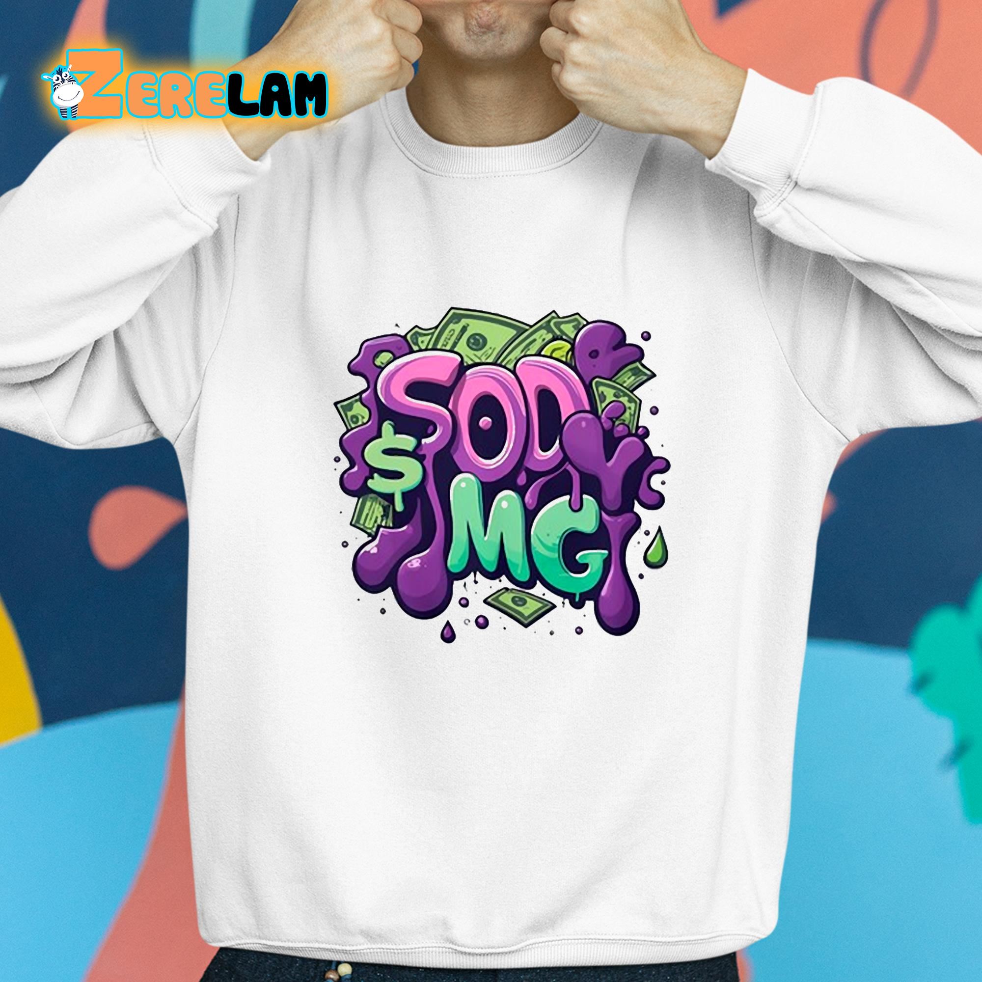 Soulja Boy Wearing Sodmg Slime Money Shirt - Zerelam