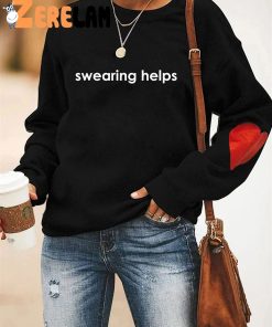 Swearing Helps Heart Sweatshirt 2