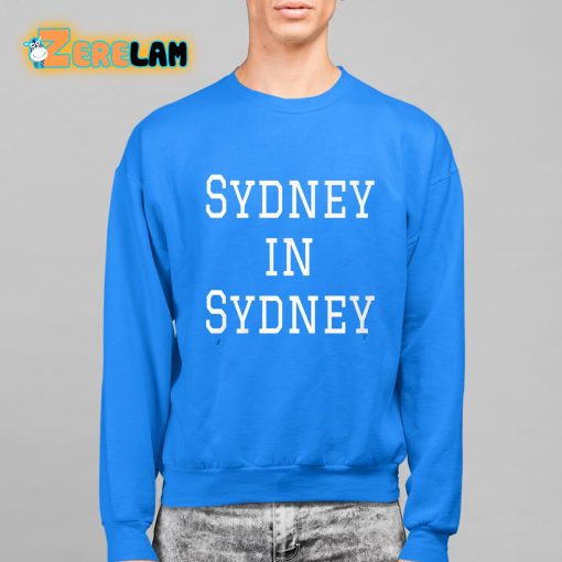 Sydney Sweeney Glen Powell Sydney In Sydney Shirt