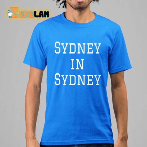 Sydney Sweeney Glen Powell Sydney In Sydney Shirt