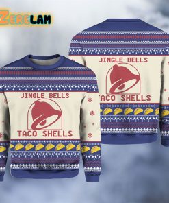 Taco Bell Taco Shells Christmas Ugly Sweater
