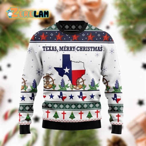 Texas Merry Christmas Funny Ugly Sweater